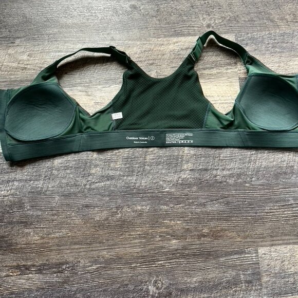 Outdoor Voices Powerhouse Bra 34 B/C in Evergreen - Picture 4 of 4
